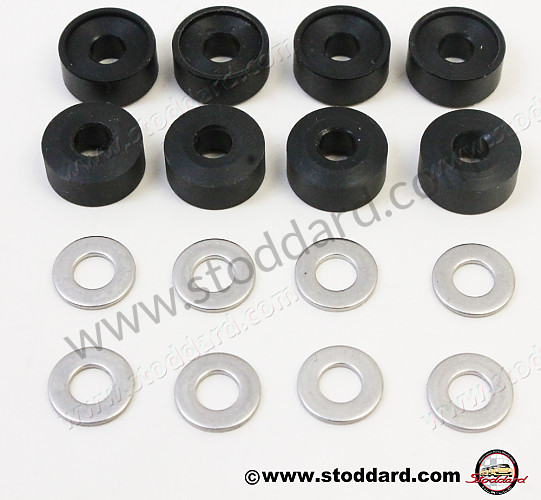91454230710SIC - Roller Set Door Glass, early. (Includes 8 Rollers And Washers)

914, 1970-1972, Cable Style Regulator Only for Porsche 