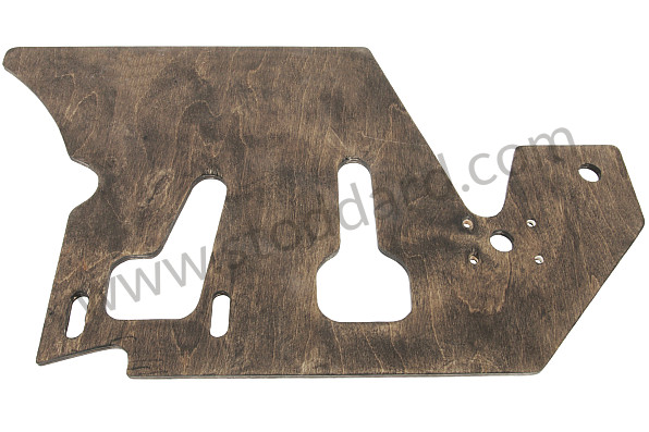 91455106110 - Floor Pedal Board Left for 914 1970-1976 for Porsche 914 &bull; 1970 &bull; 914/6 &bull; Automatic Gearbox