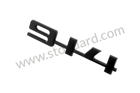 91455928711 - 914 Emblem, Black For 914 1974 for Porsche 