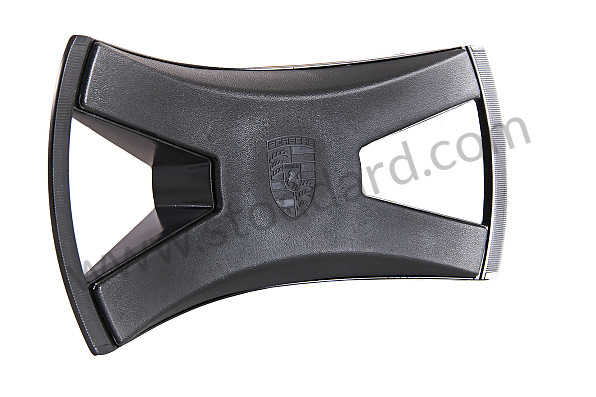 A91461380512 - RECTANGULAR STEERING WHEEL CENTER FOR 4-SPOKE STEERING WHEEL 38 CM for Porsche 
