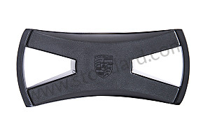 RECTANGULAR STEERING WHEEL CENTER FOR 4-SPOKE STEERING WHEEL 38 CM 