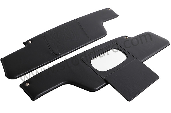 91473104312SET - Sun Visor Set,  for 914 1970-76.  Magnet Closure for Mirror. for Porsche 