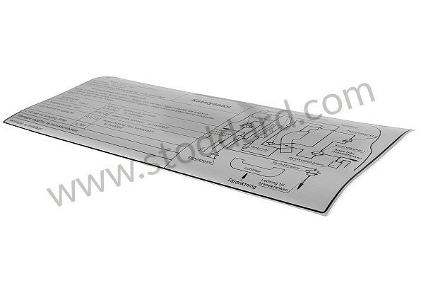 92800610159 - STICKER for Porsche 