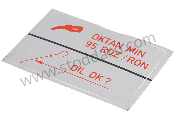 92800611701 - STICKER for Porsche 