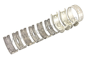 SET OF CRANKSHAFT BEARINGS INTERIOR MEASUREMENT STANDARD / EXTERIOR MEASUREMENT STANDARD / From engine number 82D 05939 (92810190108)