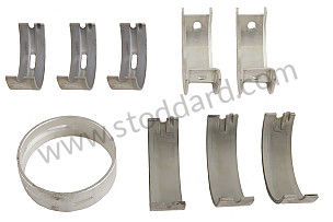 SET OF CRANKSHAFT BEARINGS INTERIOR MEASUREMENT -0.25 / EXTERIOR MEASUREMENT STANDARD / From engine number 82D 05939 (92810190158)