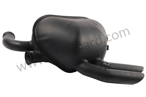 92811104400 - MAIN EXHAUST MUFFLER for Porsche 928 83-86 &bull; 1986 &bull; 928 4.7S &bull; Coupe &bull; Automatic Gearbox
