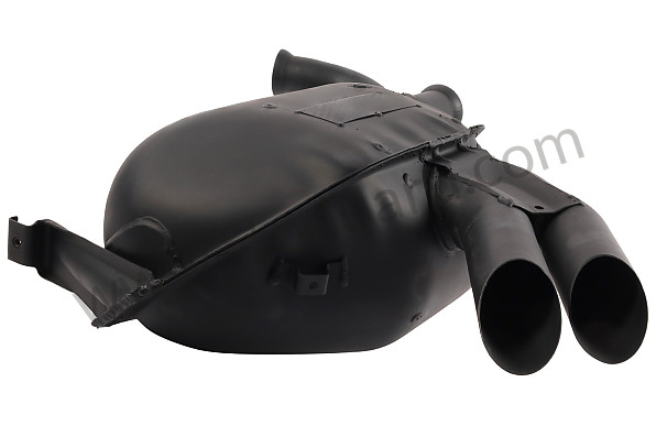 92811104400 - MAIN EXHAUST MUFFLER for Porsche 928 83-86 &bull; 1986 &bull; 928 4.7S &bull; Coupe &bull; Automatic Gearbox