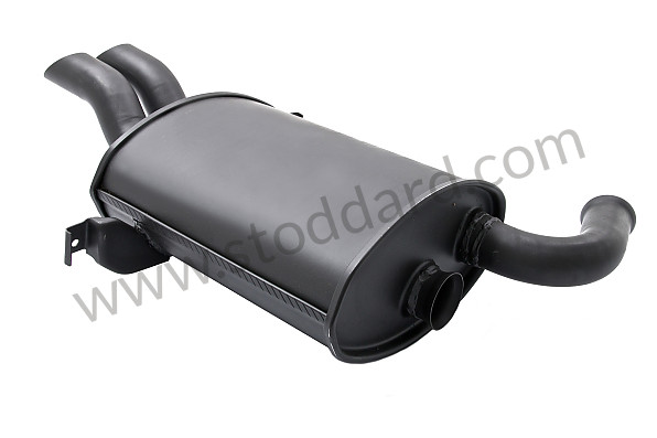 92811109704 - MAIN EXHAUST MUFFLER for Porsche 928 92-95 &bull; 1992 &bull; 928 Gts &bull; Coupe &bull; Manual Gearbox, 5 Speed