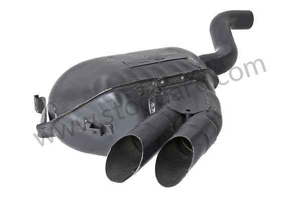 92811193105 - MAIN EXHAUST MUFFLER for Porsche 928 78-82 &bull; 1981 &bull; 928 4.5 &bull; Coupe &bull; Manual Gearbox, 5 Speed