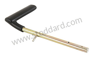 CONTROL LEVER black / black (70A) / OPTION: AIRBAG PASSENGER'S SIDE (Option code: M562)