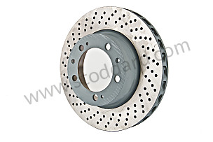 PERFORATED, VENTILATED FRONT BRAKE DISC LEFT (A92835104360RD)