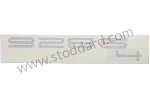 92850533507 - STICKER 928 S4 LIGHT GREY for Porsche 