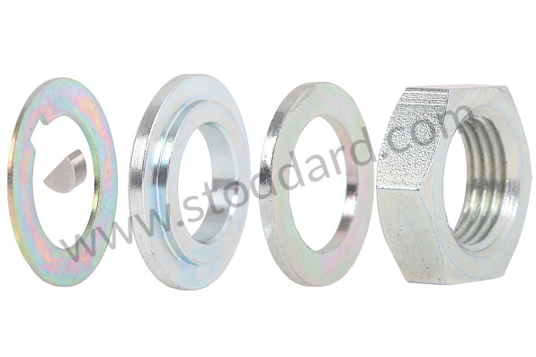 92860390400 - Alternator Pulley Nut Kit 17 X 1.5mm, Includes Washers And Key. for Porsche 911 84-86 &bull; 1984 &bull; 3.2 &bull; Coupe &bull; Manual Gearbox, 5 Speed