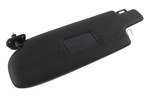 SUN VISOR black / black (CA9) / IMITATION LEATHER / LEFT (92873103111CA9)