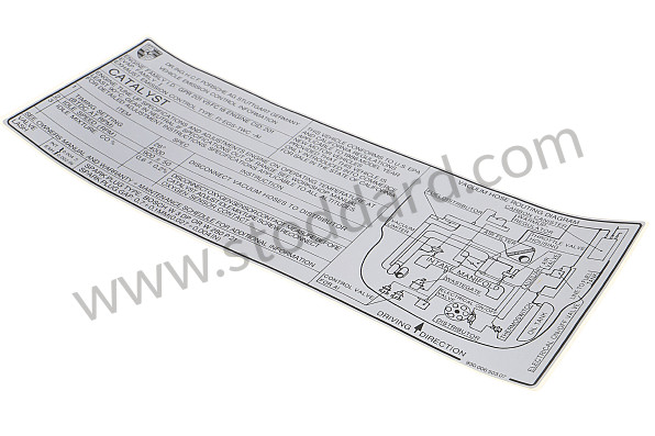 93000650307 - STICKER for Porsche 