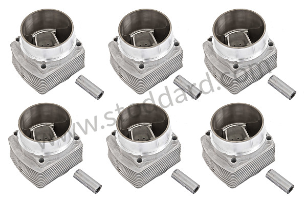 A93010395890 - CYLINDER WITH PISTONS for Porsche 911 Turbo + 965 &bull; 1976 &bull; 3.0 Turbo &bull; Coupe &bull; Manual Gearbox, 4 Speed