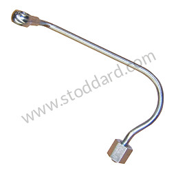 Metal Oil Feed Line, Left.911 1983 (late)-1989.  (93010734706)