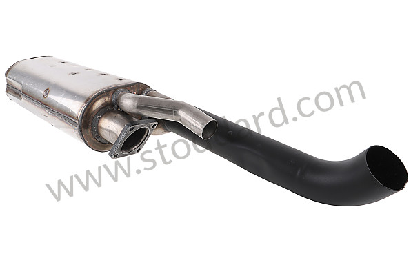 93011102504 - MUFFLER for Porsche 911 Turbo + 965 &bull; 1975 &bull; 3.0 Turbo &bull; Coupe &bull; Manual Gearbox, 4 Speed