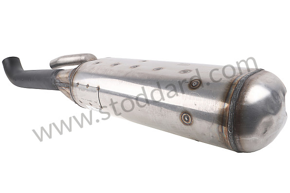 93011102504 - MUFFLER for Porsche 911 Turbo + 965 &bull; 1975 &bull; 3.0 Turbo &bull; Coupe &bull; Manual Gearbox, 4 Speed