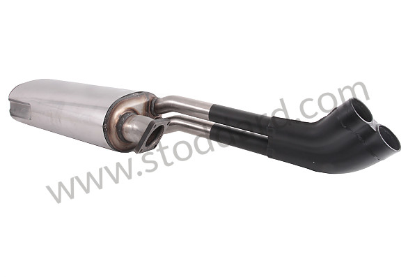 93011103806 - EXHAUST SILENCER for Porsche 911 Turbo + 965 &bull; 1987 &bull; 3.3 Turbo &bull; Coupe &bull; Manual Gearbox, 4 Speed