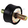 Bonded Rubber Buffer Mount For Oil Cooler 911 1984-1989