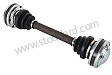 Cv Axle Shaft Assembly For 911 930 1986-1989