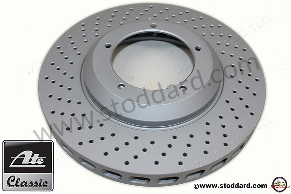 93035104702 - Brake Disc Rotor, Left Front For 911 Turbo 930 M491 for Porsche 
