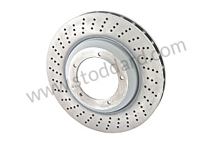 Sebro Vented Brake Disc Rotor Left Front For 911 930 Turbo And Turbo-Look (1981-89) 4 Versions available for this part
