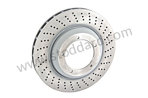 Brake Disc Rotor, Right Front For 911 Turbo 930 M491 FRONT RIGHT (93035104802)