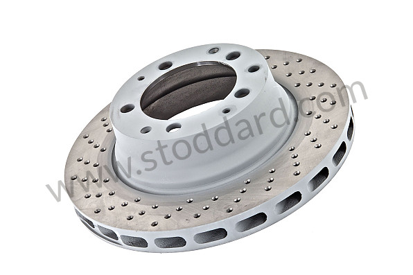 SIC35204501 - Sebro Brake Disc Rotor, Left Rear For 911 930 Turbo And Turbo-Look 1978-1989 for Porsche 