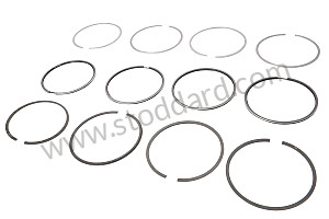 RING SET COMPLETE KIT FOR ONE ENGINE SET OF 4 / 86.50 MM