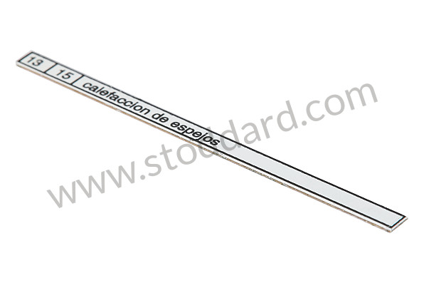 94161022204 - INDICATION STICKER for Porsche 