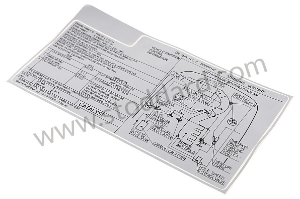 94400611506 - STICKER for Porsche 