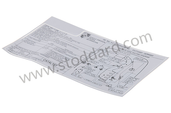 94400611510 - STICKER for Porsche 