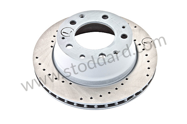 A94435204103RD - PERFORATED, VENTILATED REAR BRAKE DISC for Porsche 944 85-88 &bull; 1987 &bull; 944 S &bull; Coupe &bull; Manual Gearbox, 5 Speed