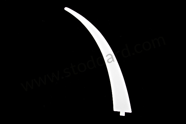944559323003YK - Stone Guard Decal, Left Quarter Panel, Rear Section, 924s/944 All for Porsche 