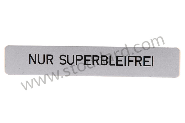 94470120107 - STICKER for Porsche 