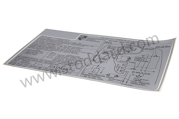 95100611500 - STICKER for Porsche 
