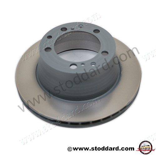 SIC35204102 - Sebro Brand Vented Rear Brake Disc Rotor, 944 Turbo, 968, 911 964 C2, C4, Rs USA 1989-1994 for Porsche 