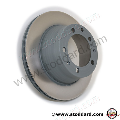 SIC35204102 - Sebro Brand Vented Rear Brake Disc Rotor, 944 Turbo, 968, 911 964 C2, C4, Rs USA 1989-1994 for Porsche 