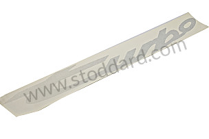LOGO SILVER COLOUR / SILVER COLOUR / OPTION: INSIGNIA TURBO ON FENDER (Option code: M501) (95155922101)