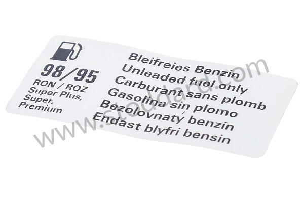 95500611710 - STICKER for Porsche 