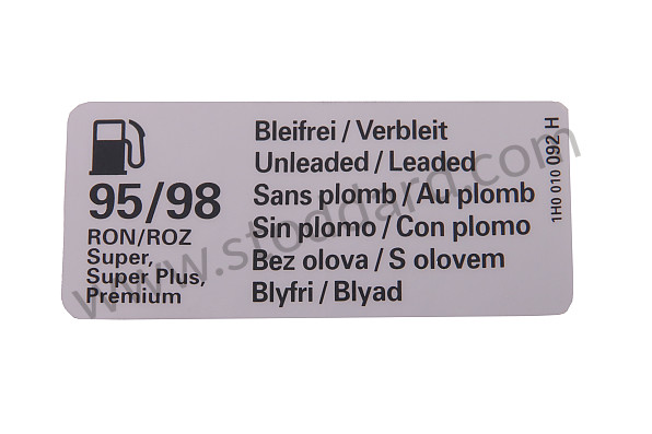 95500611730 - STICKER for Porsche 