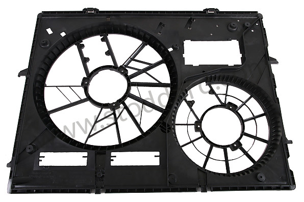 95510625810 - COOLING AIR DUCT for Porsche Cayenne 957 07-10 &bull; 2010 &bull; Cayenne Gts &bull; Manual Gearbox, 6 Speed