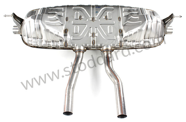 95511112112 - REAR MUFFLER for Porsche Cayenne 955 03-06 &bull; 2003 &bull; Cayenne S V8 &bull; Automatic Gearbox
