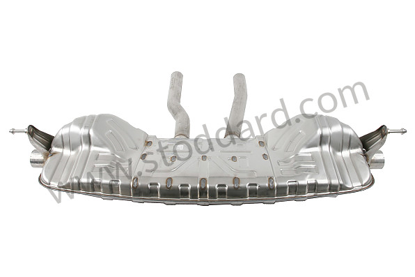 95511112122 - REAR MUFFLER for Porsche Cayenne 955 03-06 &bull; 2003 &bull; Cayenne Turbo &bull; Automatic Gearbox
