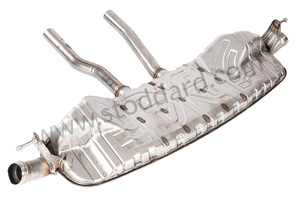 95511112160 - REAR MUFFLER for Porsche Cayenne 957 07-10 &bull; 2009 &bull; Cayenne Gts &bull; Manual Gearbox, 6 Speed