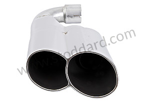 TAIL PIPE RIGHT / OPTION: SPORT TAILPIPE OF POLISHED STAINLESS STEEL 4 PIPE LOOK (Option code: I0P3) (95511198210)