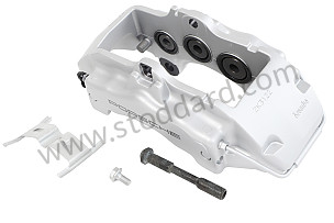 FIXED CALLIPER FOR ASSEMBLY WITH SILVER CALIPER / SILVER / SILVER / FRONT RIGHT (95535142253)